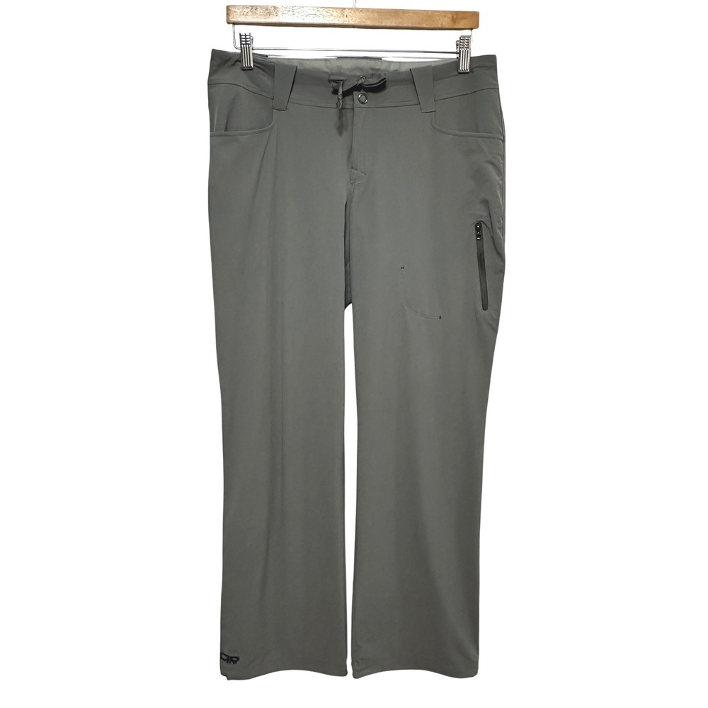 Outdoor Research Ferrosi Pants Womens 8 Gray Softshell Hiking Trekking 95525